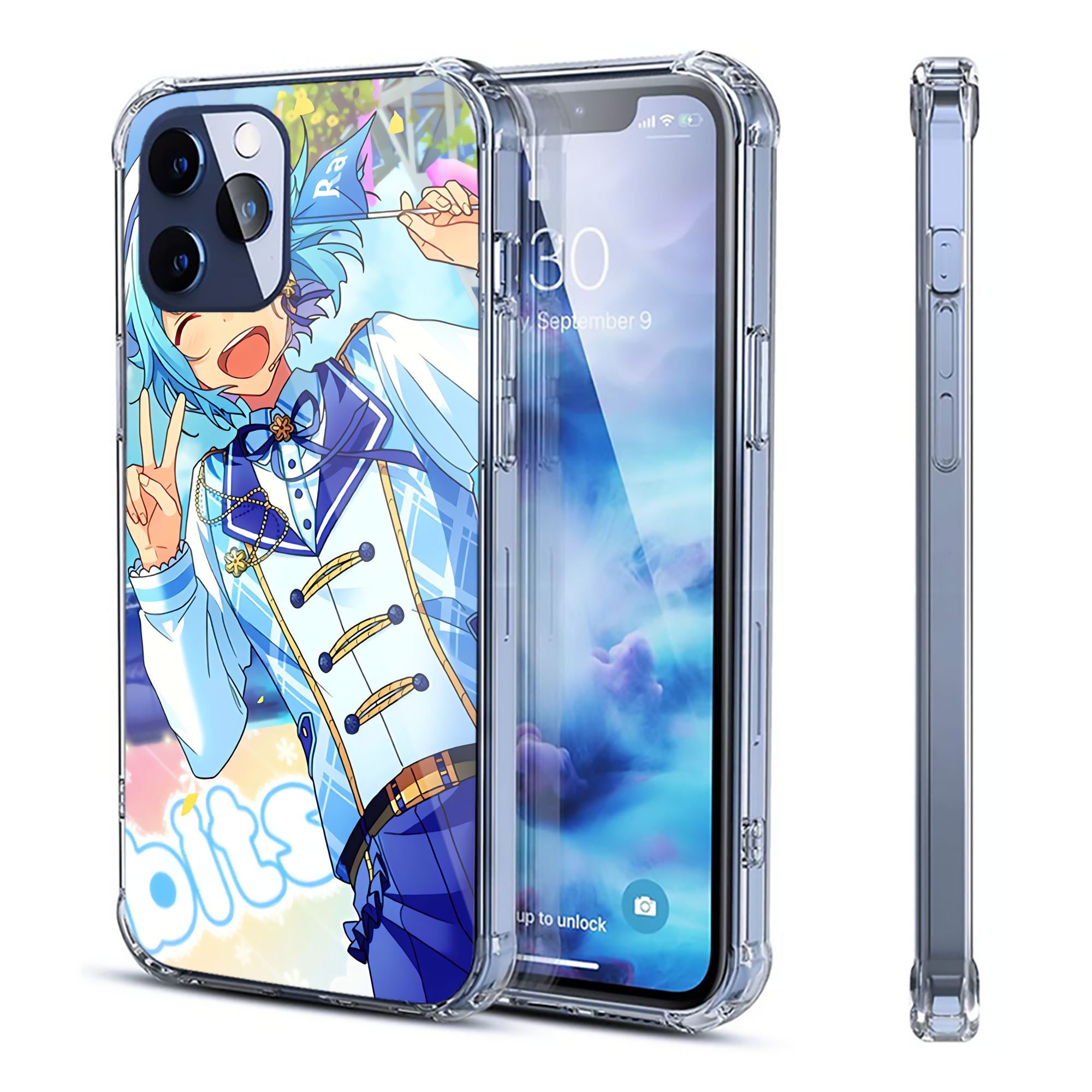 （画像用） あんさんぶるスターズ! Ensemble Stars 【iPhone 12シリーズ対応】透明スマホケース（クリアソフトケース）